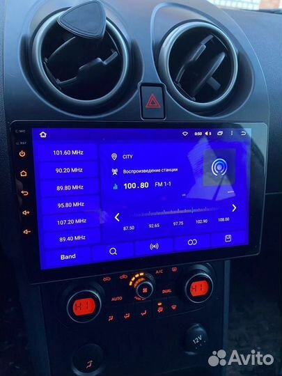 Магнитола Nissan Qashqai j10 Android
