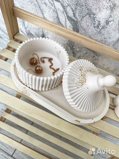 Изделия из гипса, аромасвечи ручная работа