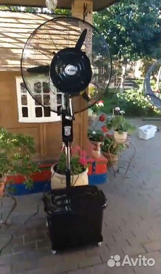 Вентилятор с увлажнителем воздуха