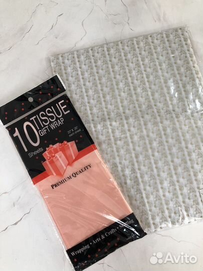 Бумага тишью новогодняя