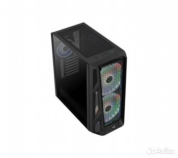 Компьютерный корпус Aerocool AirHawk Duo-G-BK-v1
