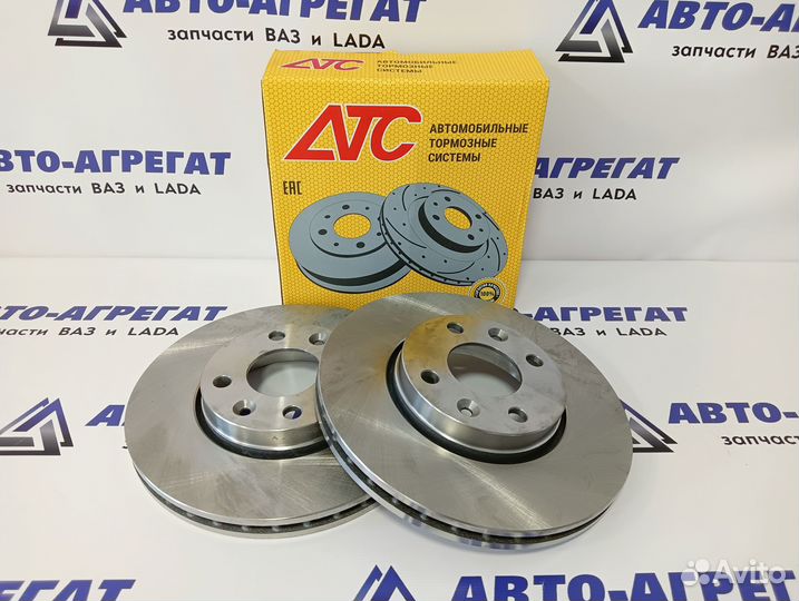 Передние тормозные диски (R14) Рено Меган вентил