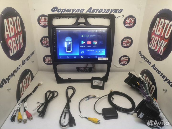 W203 магнитола android Teyes CC2L Plus 1/16