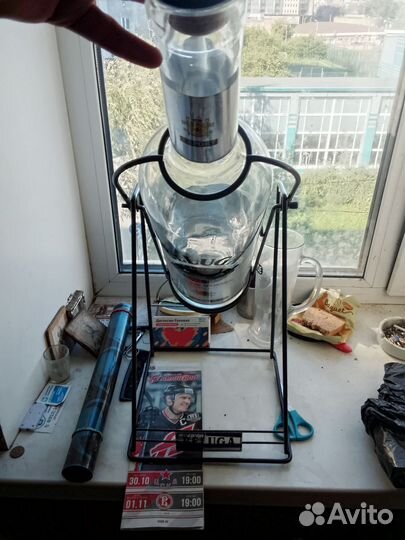 Бутылка стеклянная 6 литров