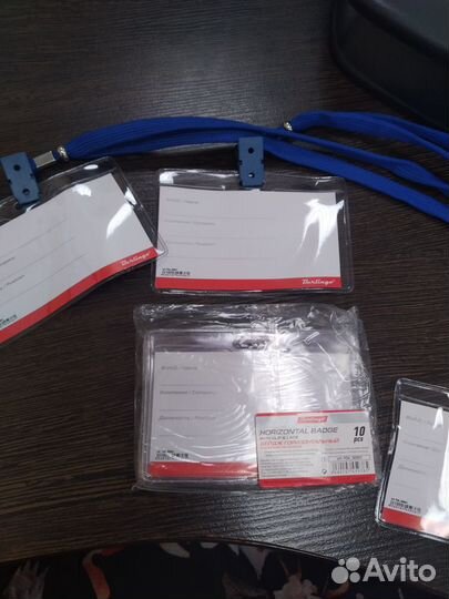 Бейдж горизонтальный мягкий