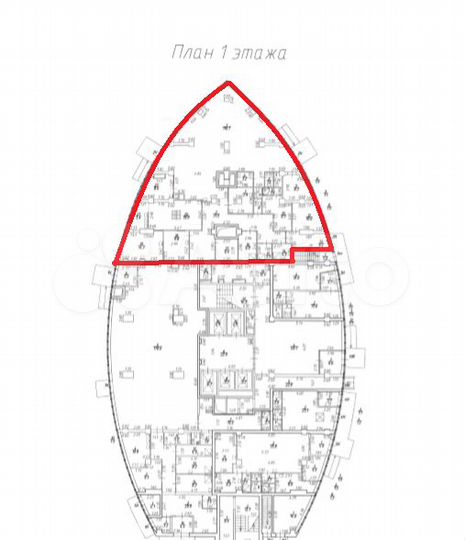 Помещение свободного назначения 276.6 м²