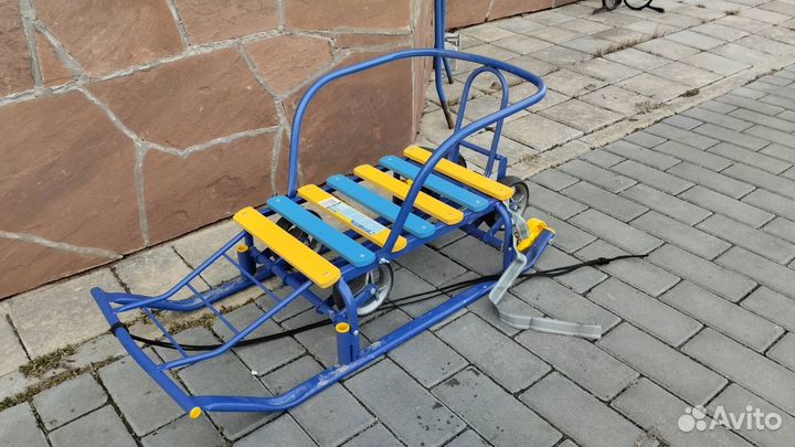 Санки с колёсами