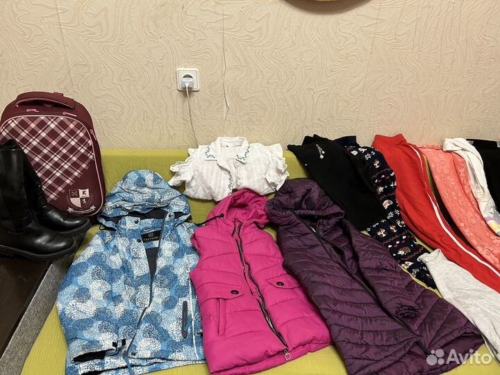Вещи пакетом на девочку 8,9 лет