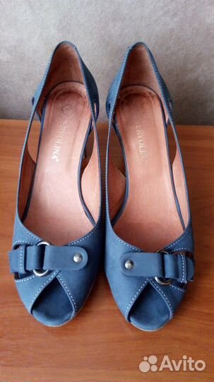 Туфли на танкетке (женские, 37 размер)
