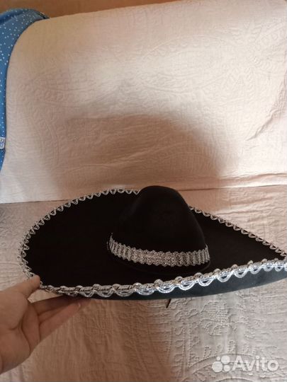 Шляпа карнавальная, ободок и бусы комплектом