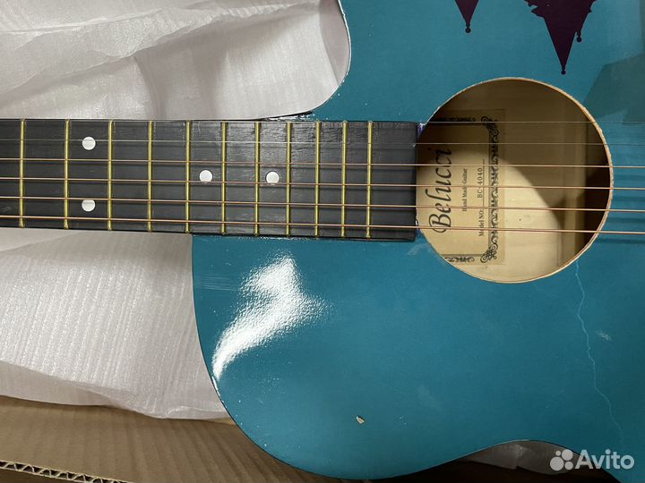 Акустическая гитара Belucci вс4040 TW бирюзовая