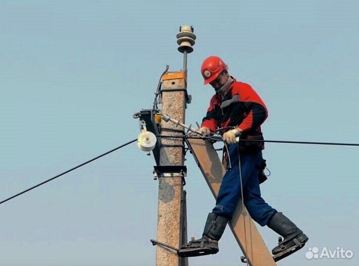 Установка столбов монтаж опор лэп от 10 штук