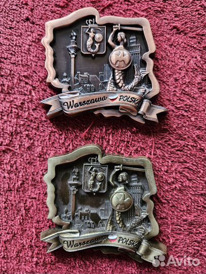 Магниты сувенирные из Польши и Чехии