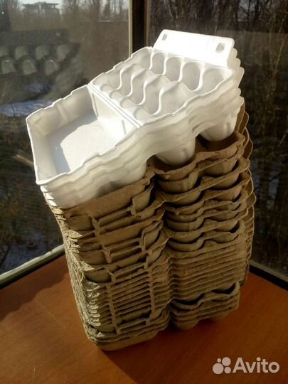 Упаковка для куриных яиц + бонус пакет скорлупы