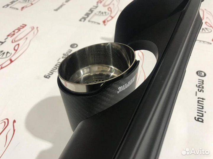 Диффузор BMW F30 M-Performance 1x1 + Akrapovic Mat