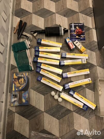 Теннисные шарики ракетка сетка