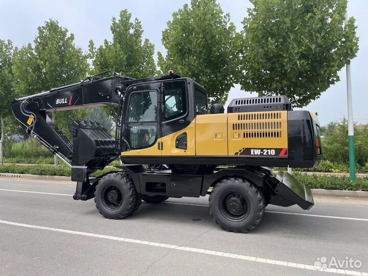 Колёсный экскаватор Bull EW210 Plus, 2023