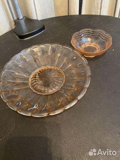 Салатник стеклянный СССР