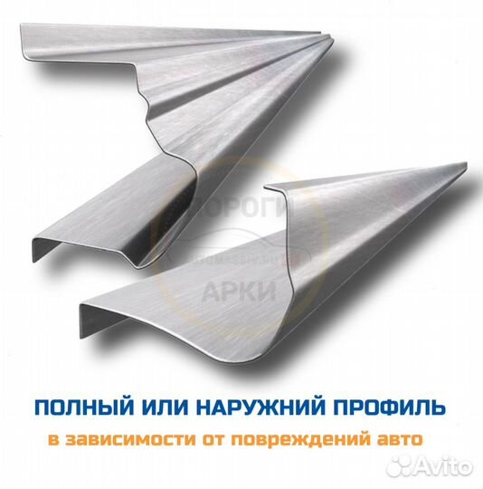 Пороги ремонтные Mitsubishi Airtrek 1 и др