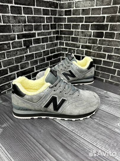 Кроссовки new balance 574 зимние