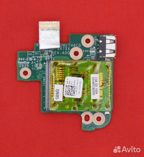 Плата USB+Cardreader для ноутбука Dell Inspiron 15