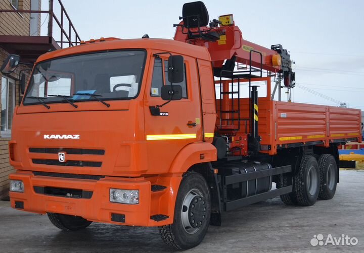 КАМАЗ 65115 с КМУ, 2023