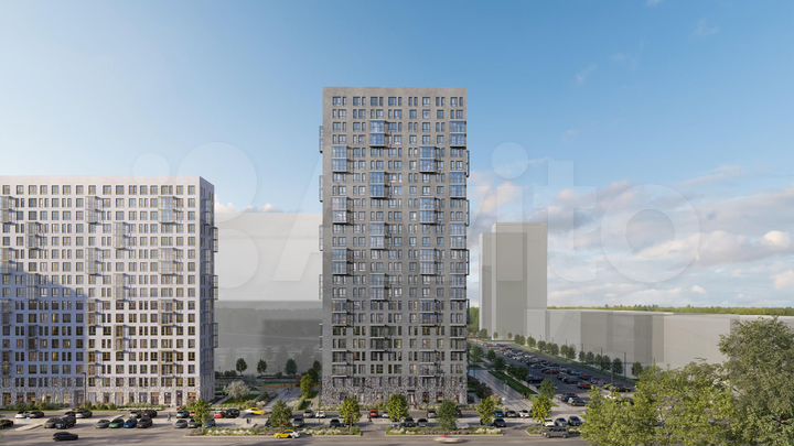 3-к. квартира, 71,6 м², 2/17 эт.