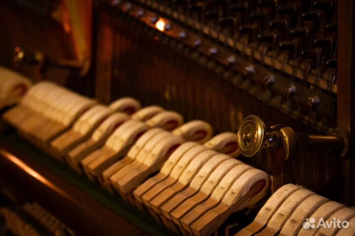 Антикварное немецкое пианино Carl Mand Coblenz XIX