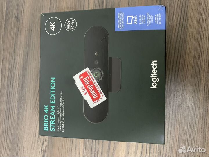 Вэб камера Logitech brio 4k