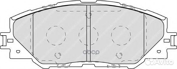 Колодки тормозные дисковые перед 0446542180