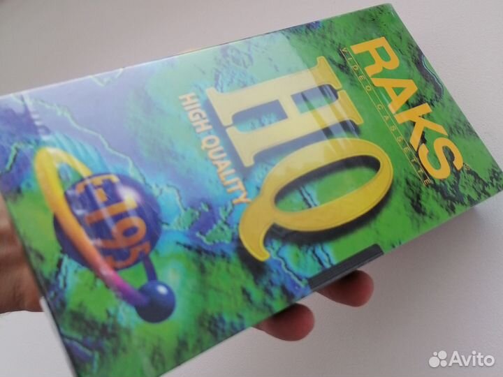 Видеокассеты VHS новые raks HQ E-195