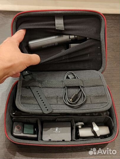 Insta360 Pgytech action camera carrying case