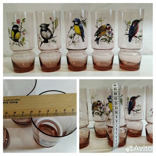 Вазы, бокалы, кувшины стекло СССР