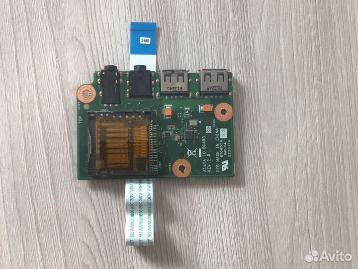 Плата Usb и audio разъемов для ноутбука dns a15fd