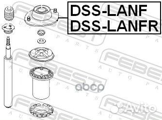 Опора амортизатора левая chevrolet lanos DSS-LA