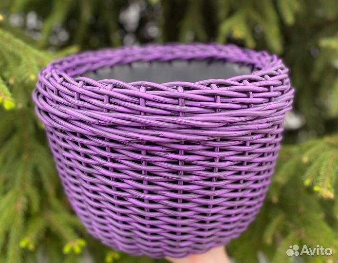 Кашпо из ротанга 12 л