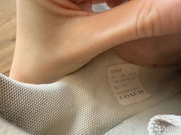 Кеды coach оригинал новые armani tommy