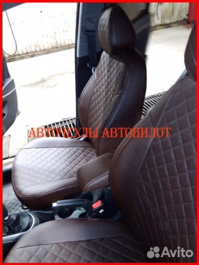 Чехлы Автопилот Hyundai Solaris 1 Hb из экокожи