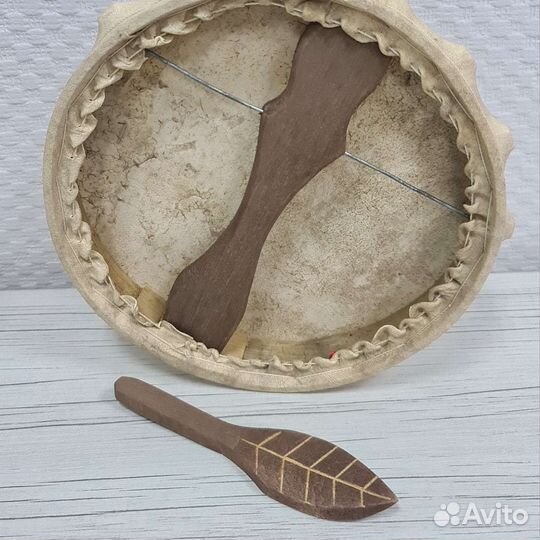 Шаманский бубен из натуральной кожи