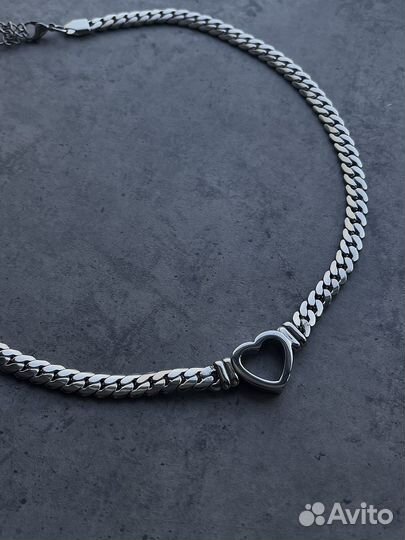 Серебряное колье