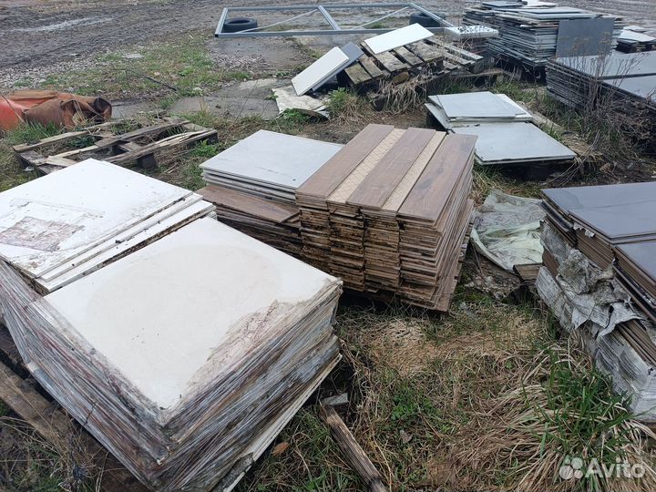 Плитка напольная керамогранит бу