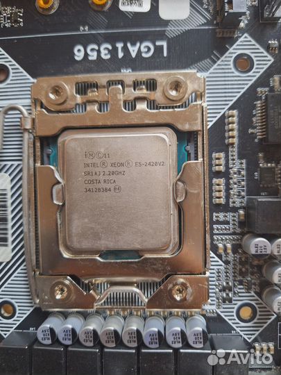 Комплект мать проц опера кулер