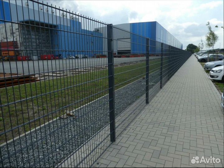 3D забор + установка