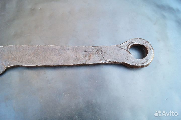 Старинный кованый плужный нож. Чересло. (325)