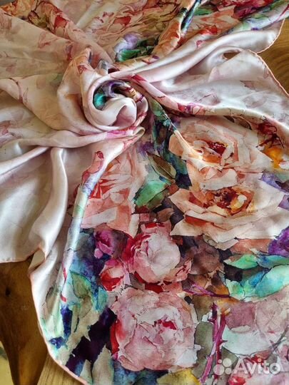 Платок из натурального шелка