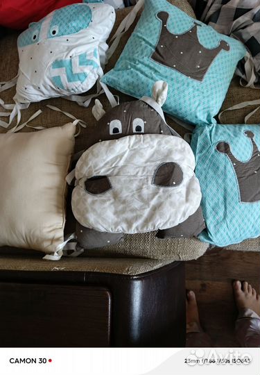 Детская кровать для новорожденных круглая