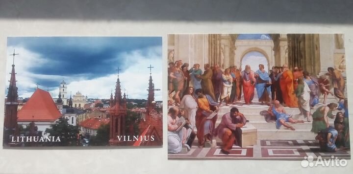 Открытка Магнитик Европа и Россия новые