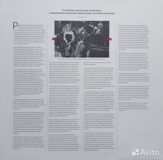 Виниловая пластинка Mutter, Anne-Sophie; Ferrandez