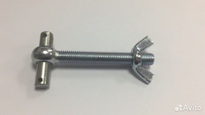 Болт откидной для крепления дышла прицепа мзса ши