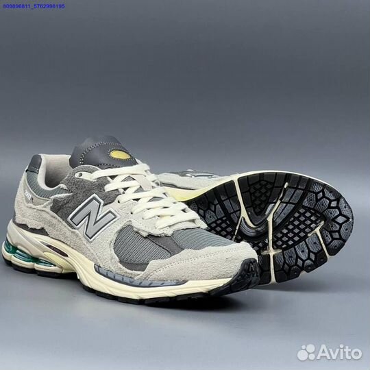 Кроссовки New Balance 2002R Светлые (Арт.61110)